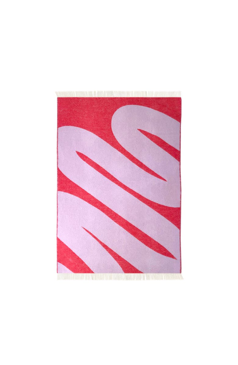 Maison Deux Swirl Blanket, Alternate, color, Light/Pastel Purple