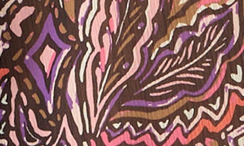 Sanctuary Paisley Print Smocked Neck Top