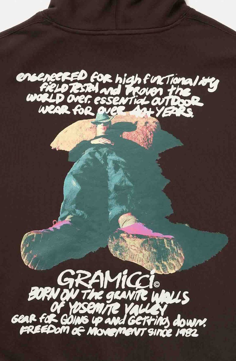 Gramicci Knit Napping Climber Hoodie, Alternate, color, Dark Brown