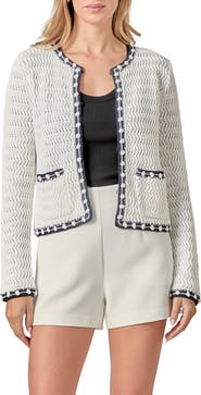 English Factory Crochet Cardigan