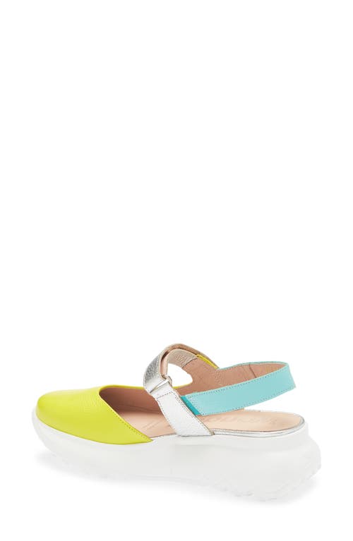 Wonders Zaire Slingback Wedge Sneaker