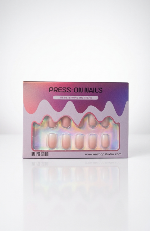 Vanilla Cream Square Press-On Nails