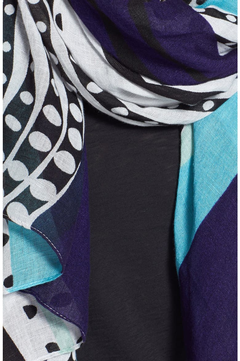 'Security Blanket' Scarf, Alternate, color, GLASS PATCH ACID GRAPE