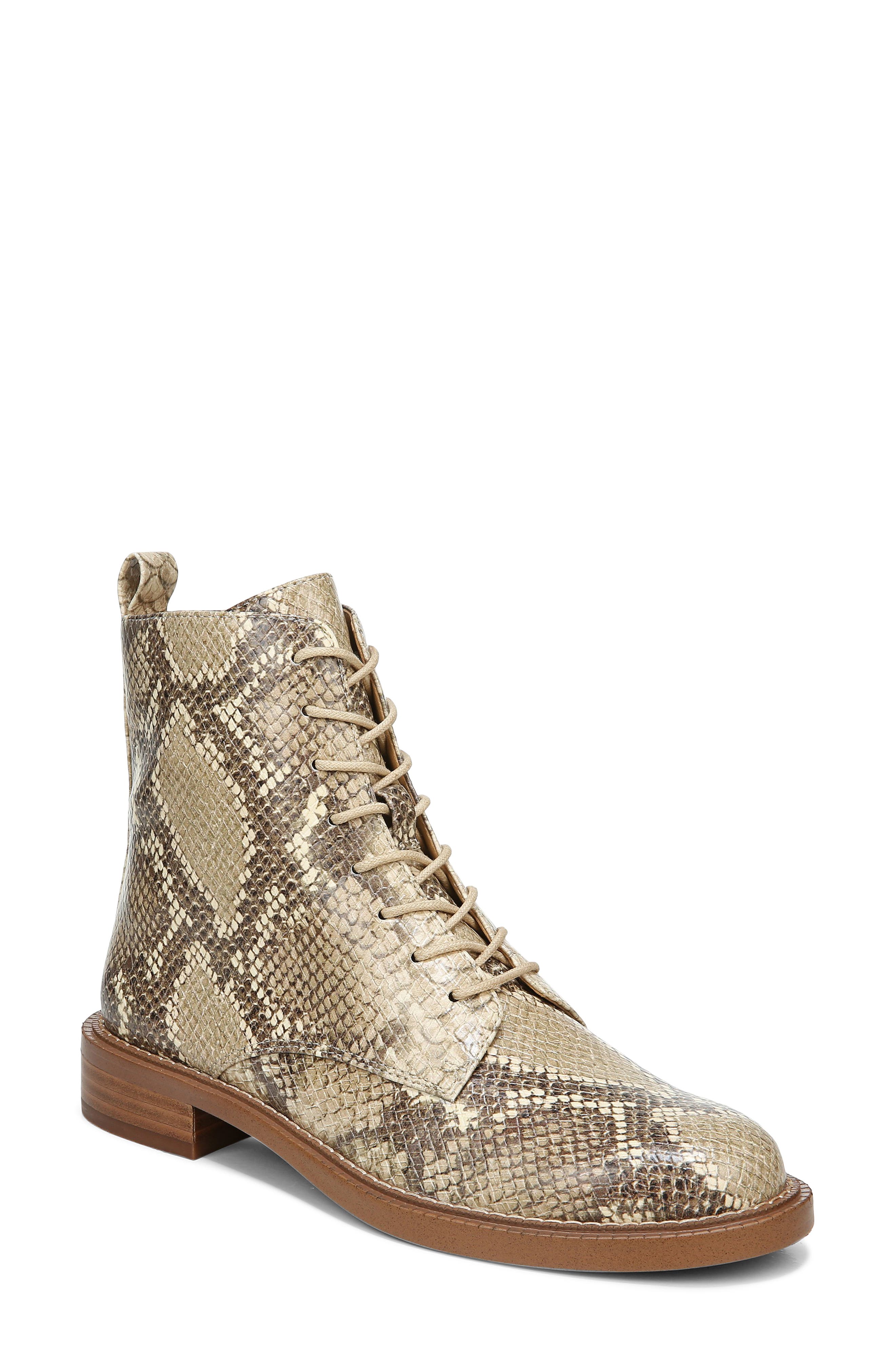 Nina Lace-Up Boot, Main, color, WHEAT MULTI LEATHER