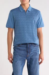 Original Penguin Jacquard Quarter Zip Polo