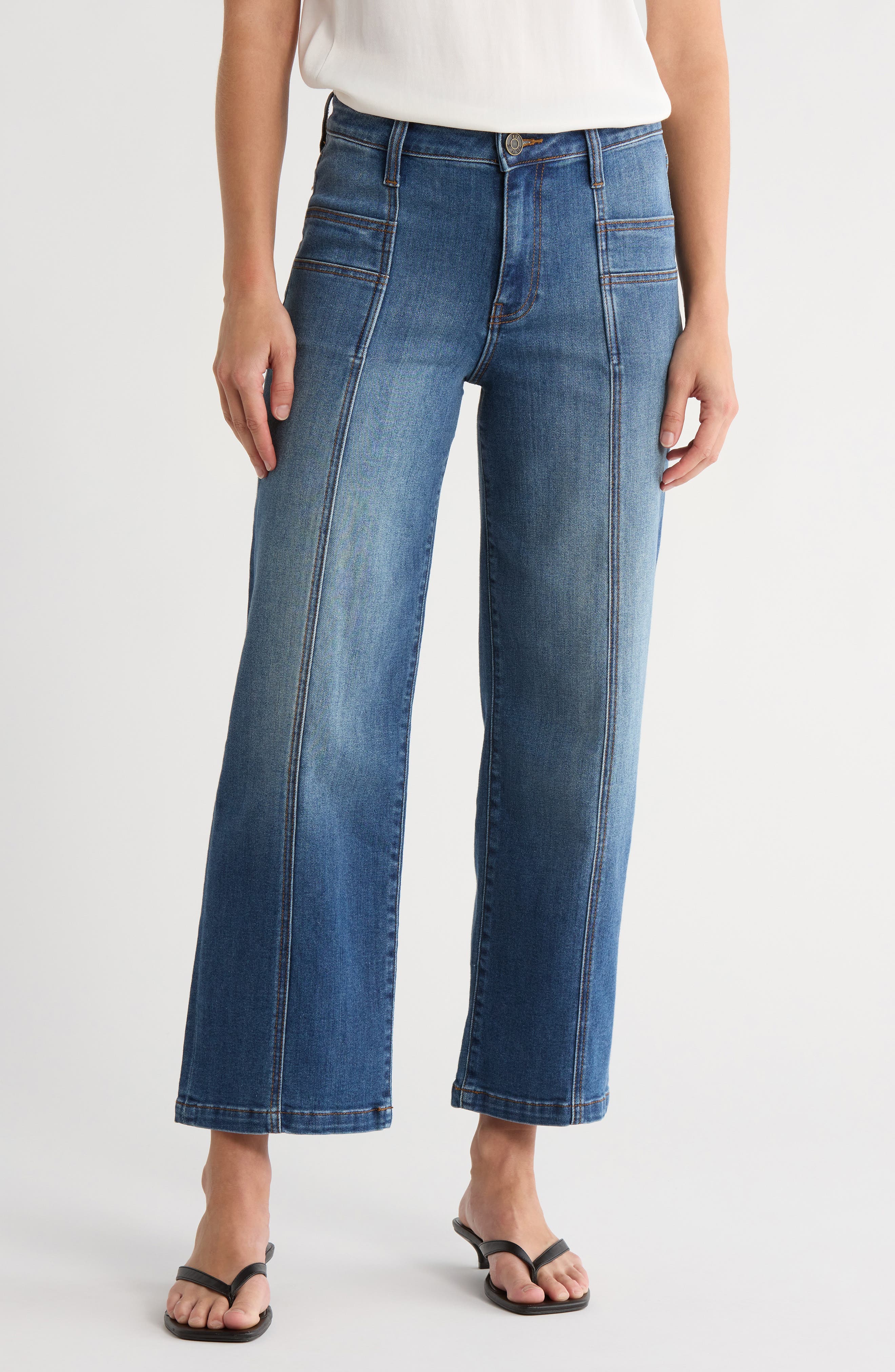 KUT from the Kloth Lucy High Waist Wide Leg Jeans