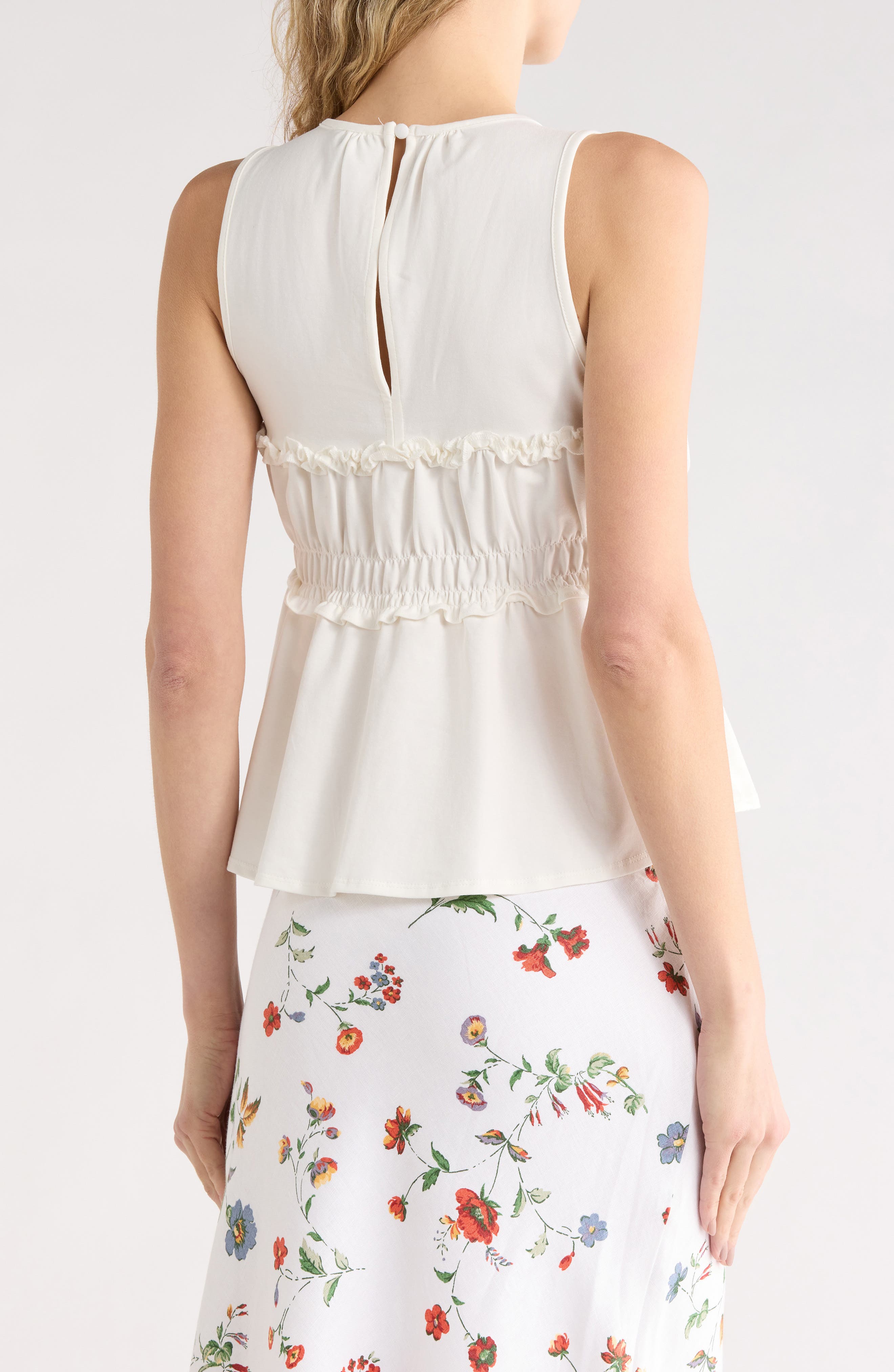Shirred Babydoll Top - image 4