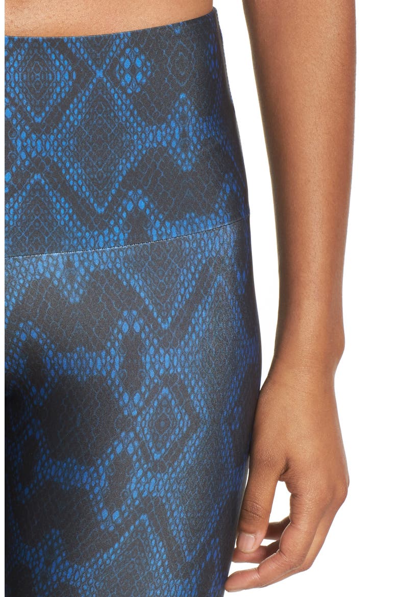 Ritz Crop Leggings, Alternate, color, NAVY PYTHON