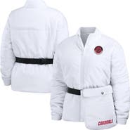 WEAR by Erin Andrews Women's WEAR by Erin Andrews White Arizona Cardinals Packaway Full-Zip Puffer Jacket