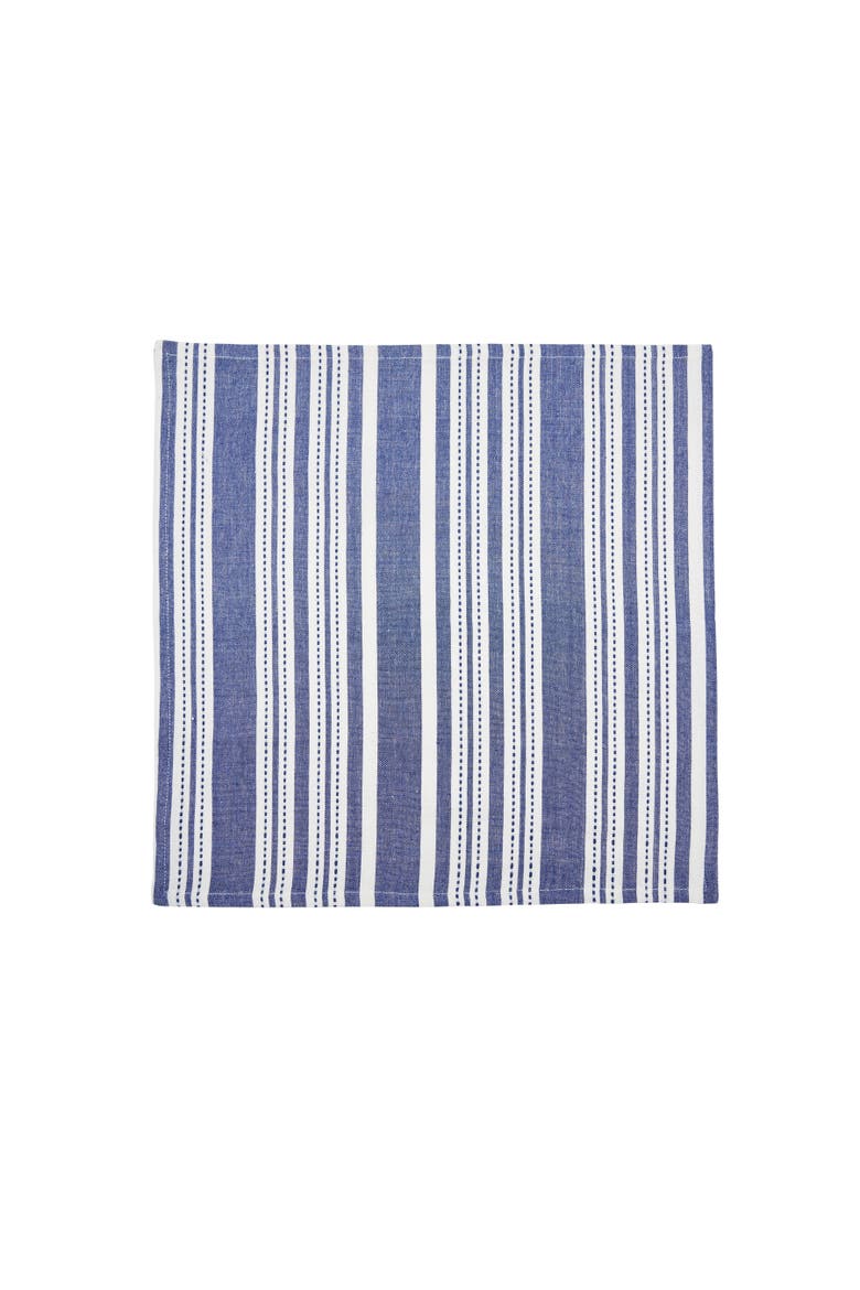 Warner Navy Napkins Set of 6, Alternate, color, Blue