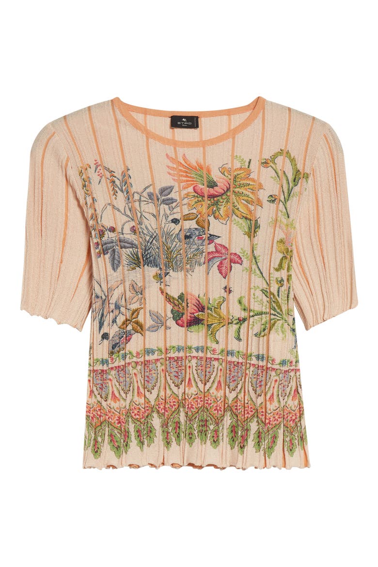 Short Sleeve Sweater, Alternate, color, PALE PINK