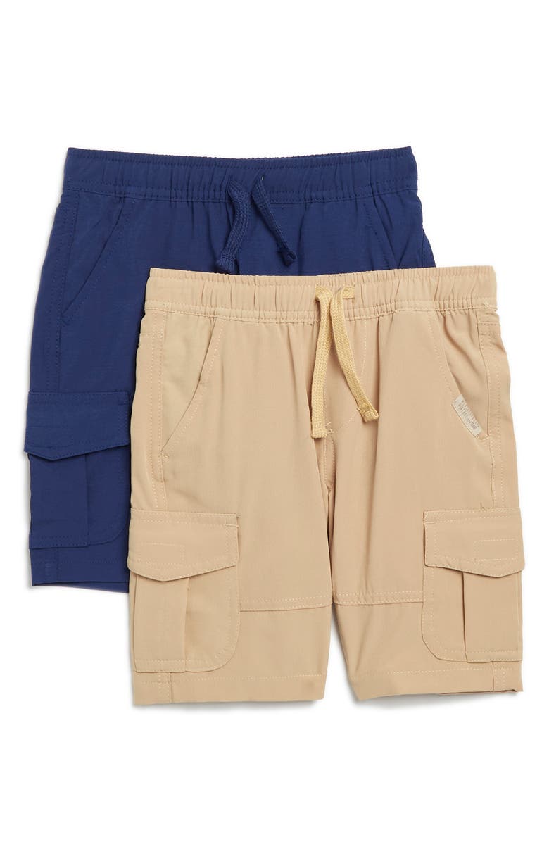 Weatherproof<sup>®</sup> Kids' 2-Pack Tech Shorts, Main, color, Navy