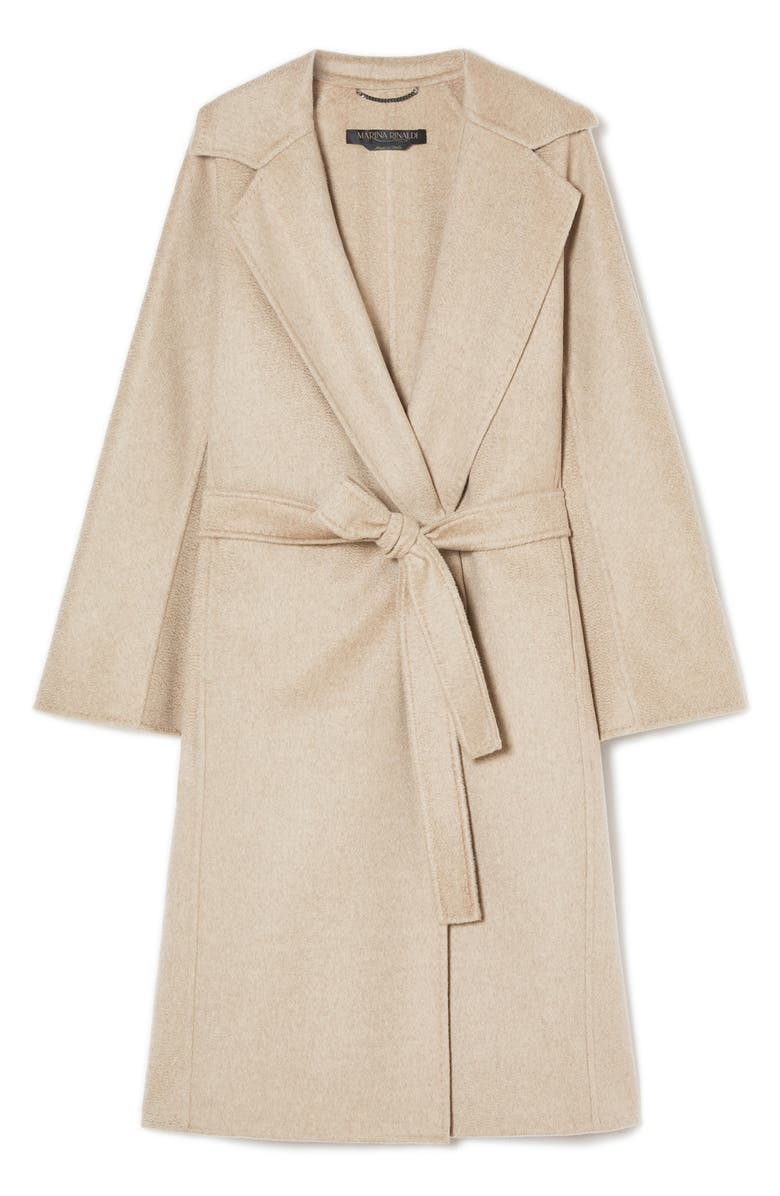 Marina Rinaldi Agordo Cashmere Coat, Alternate, color, 
