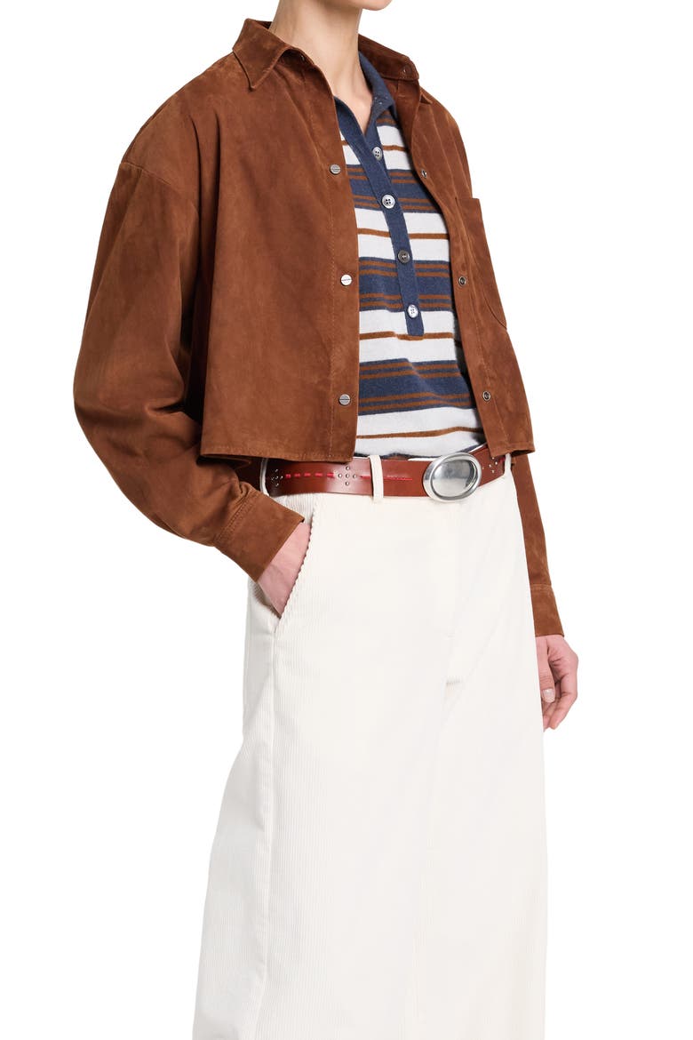 Little Big Joe Wool Blend Shirt, Alternate, color, CIGAR