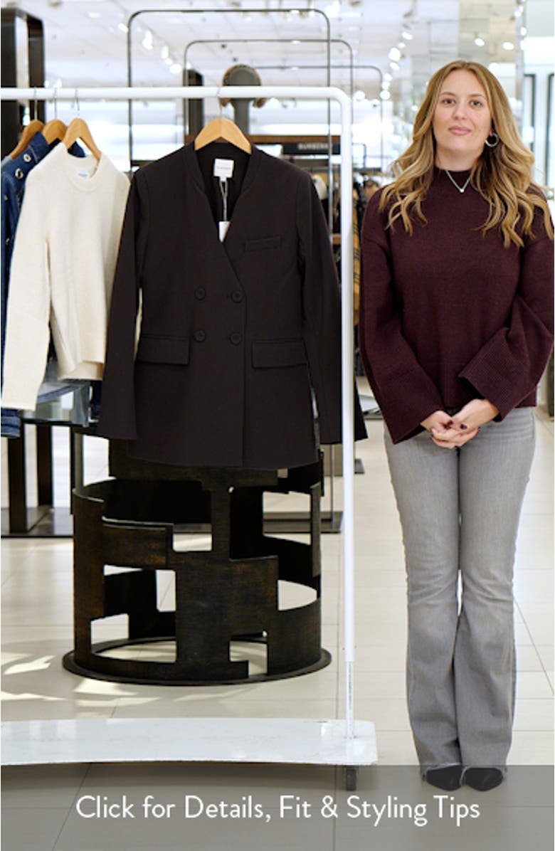 The Celeste Double Breasted Blazer, sales video thumbnail