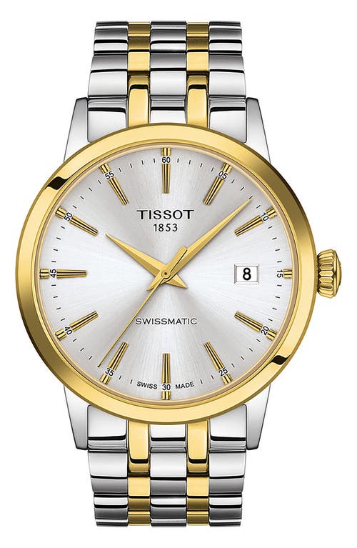 Tissot Classic Dream Swissmatic Two-Tone Bracelet Watch, 42mm in Silver 
