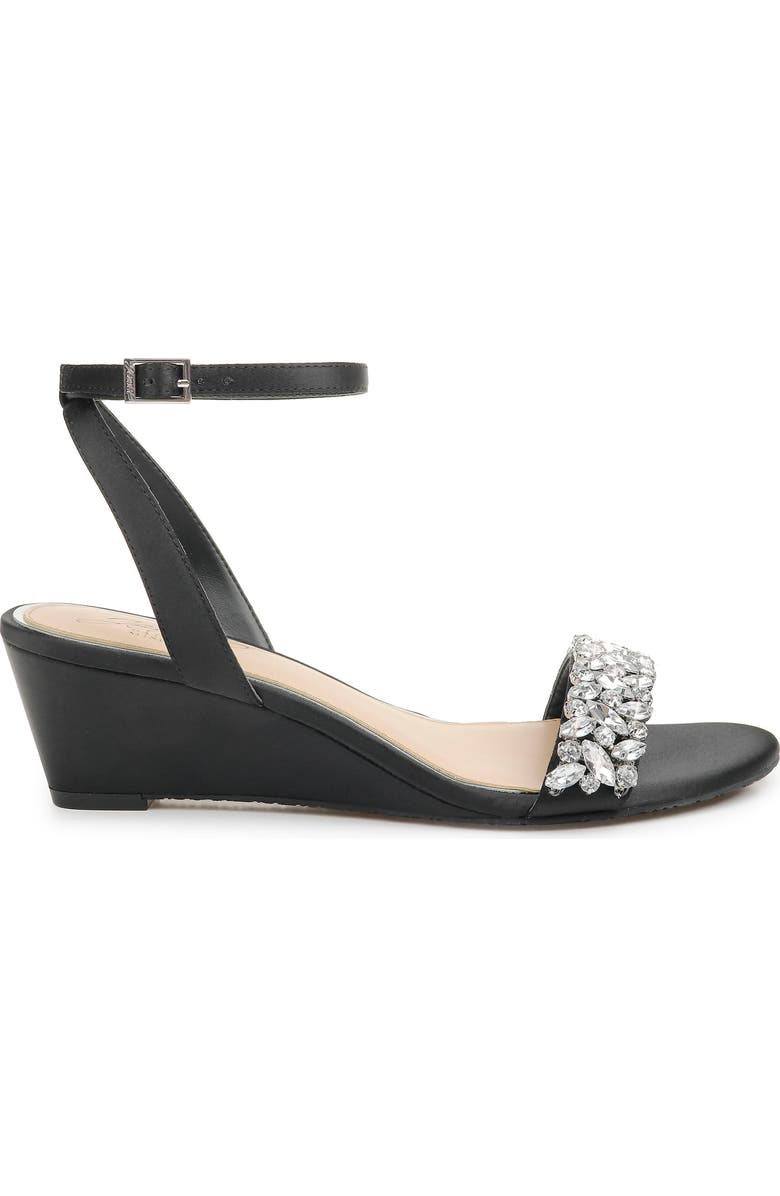 Jewel Badgley Mischka Bellevue Ankle Strap Wedge Sandal, Alternate, color,
