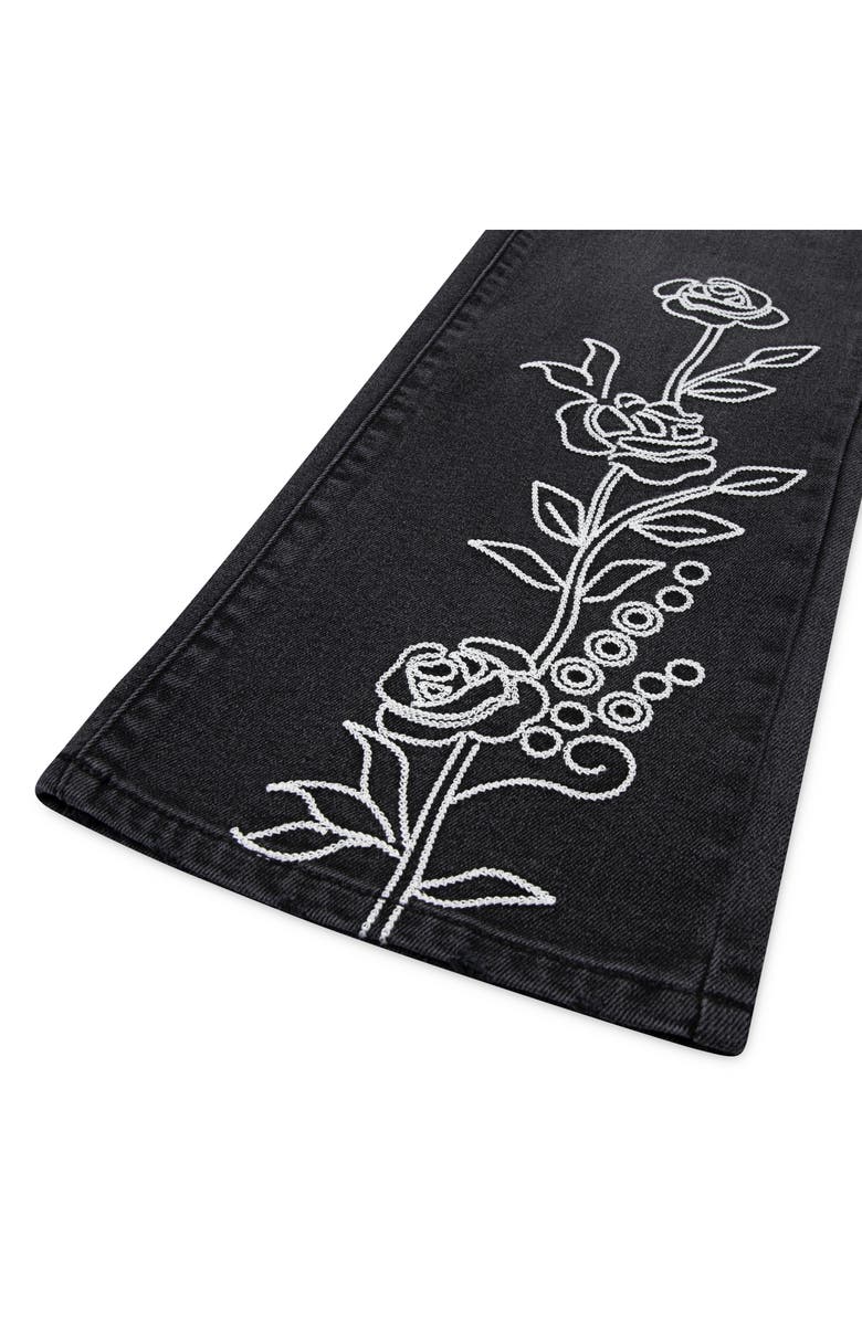 Levi's<sup>®</sup> Kids' Embroidered Wide Leg Jeans, Alternate, color, Wish Me Luck