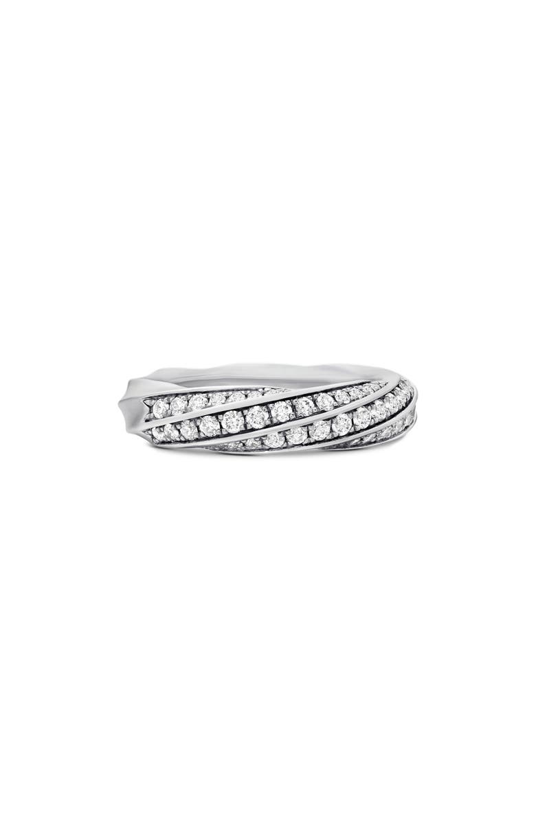 David Yurman Cable Edge Band Ring, Alternate, color, Sterling Silver Recycled