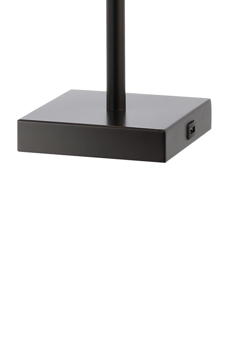 JONATHAN Y Austin 25.5" 2-Light Farmhouse Industrial Iron LED Table Lamp with USB Charging Port and Adjustable Reading Light, Oil Rubbed Bronze, Alternate, color, Oil Rubbed Bronze