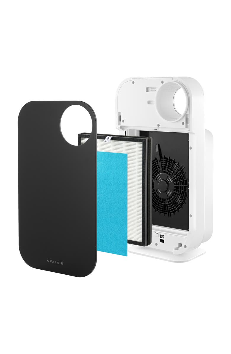 Oval Air Custom Air Purifier Face Cover, Alternate, color, Deco Jet Black