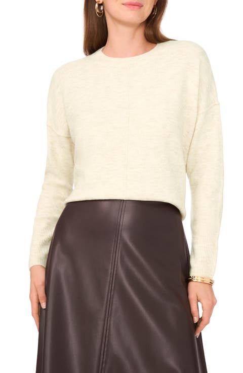 Exposed Seam Crewneck Sweater