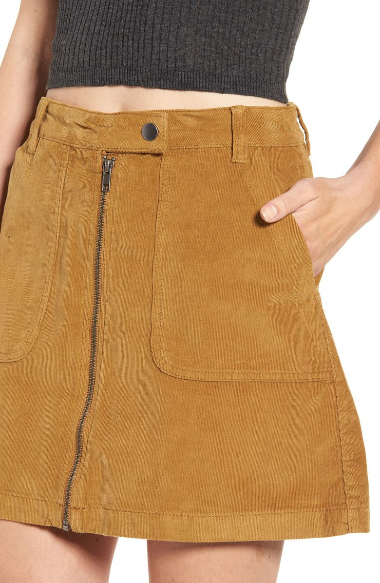 BP. A-Line Corduroy Skirt, Alternate, color,