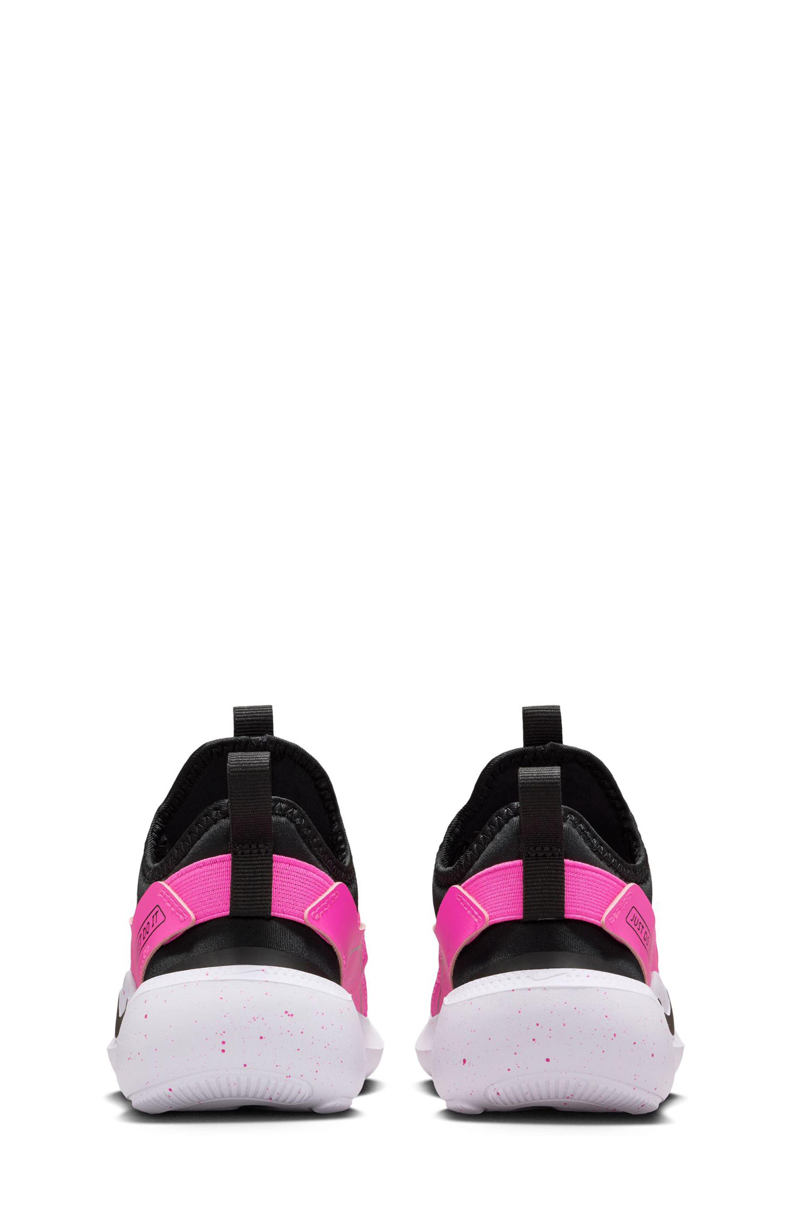 Kids' Flex Runner 4 Sneaker, Alternate, color, LASER FUCHSIA/ BLACK/ WHITE