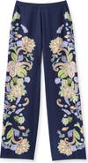 Cartolina Olivia Printed Wide-Leg Pant
