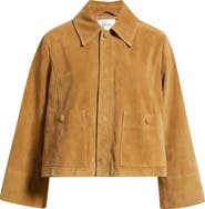 FRAME The Mini Suede Swing Jacket