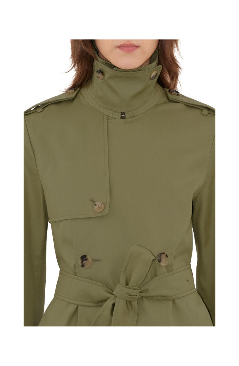 Burberry Highgrove Gabardine Trench Jacket, Alternate, color, Wreath