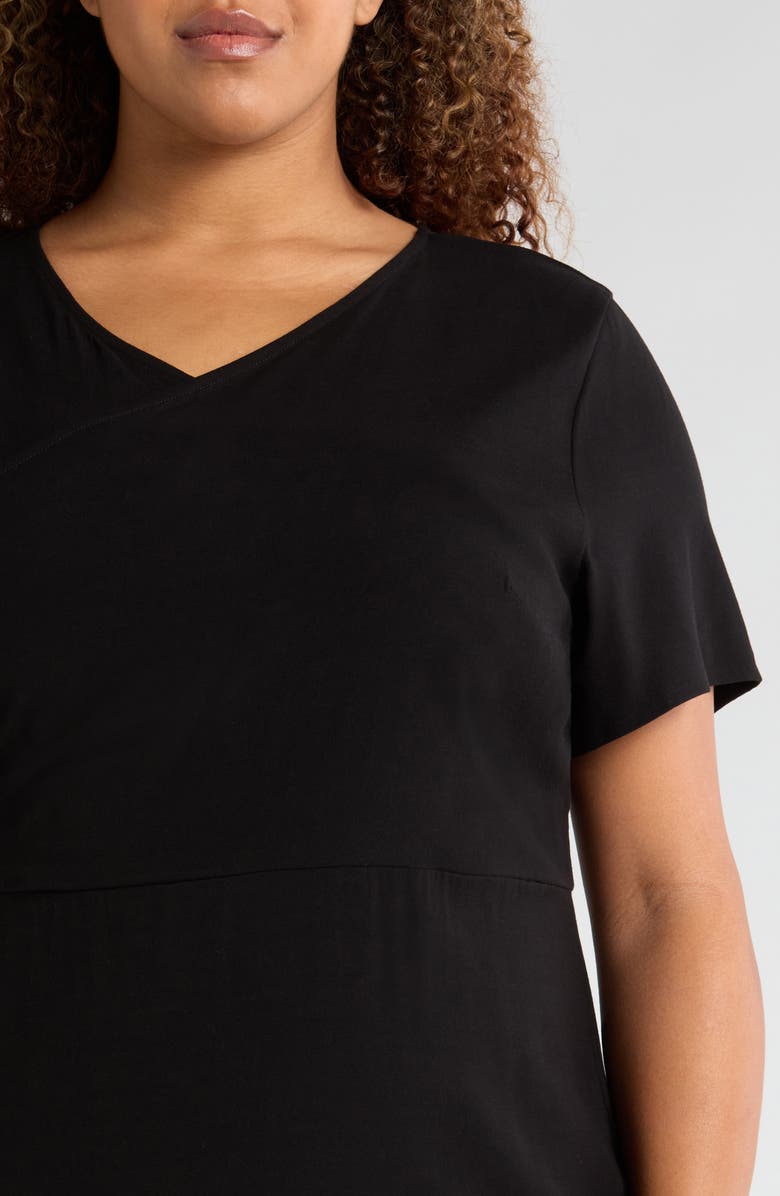 Universal Standard Mary Double Luxe Midi Dress, Alternate, color, 