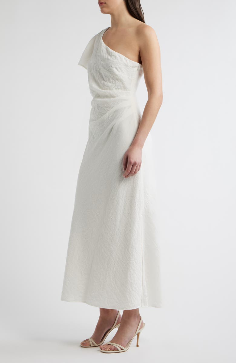 Sam Edelman Draped One-Shoulder Dress, Alternate, color, White