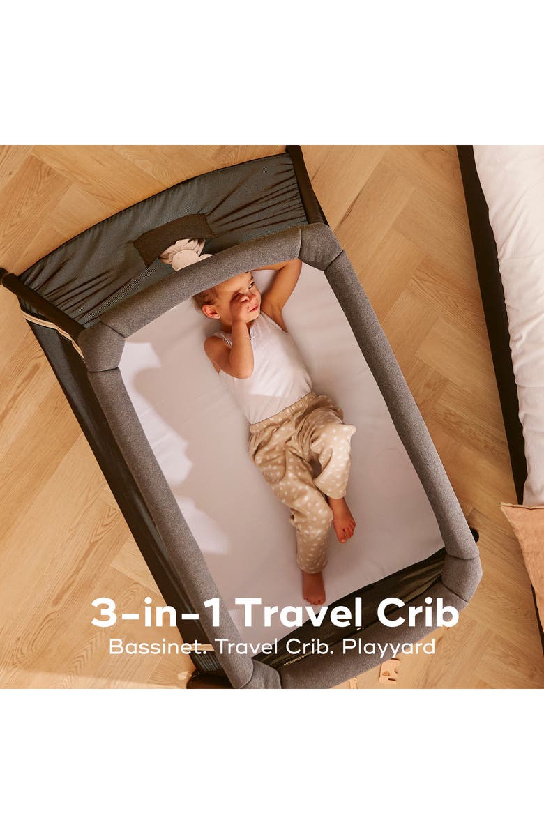 Babymoov Moov and Comfy 3-in-1 Travel Crib and Playard, Alternate, color, 