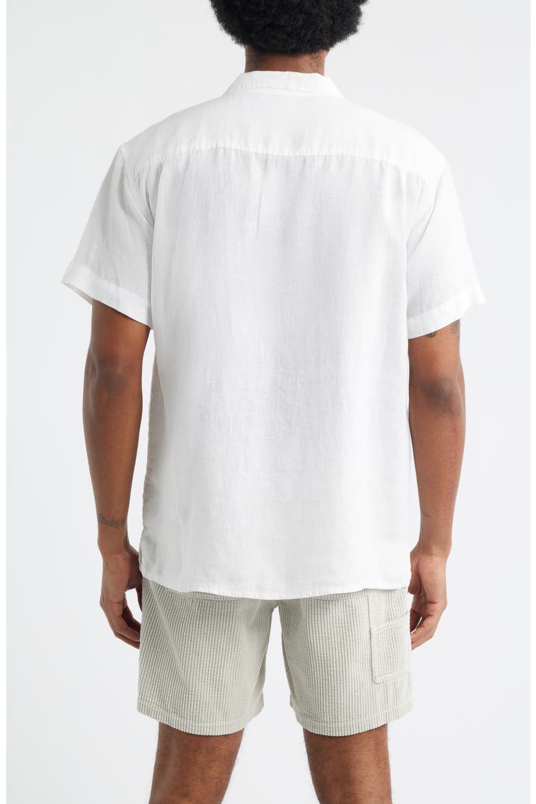 Solid Camp Shirt, Alternate, color, WHITE