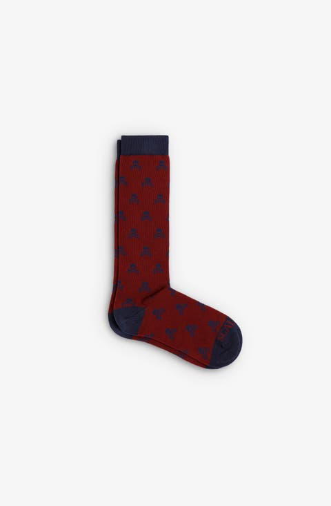 Skull Long Socks Kids