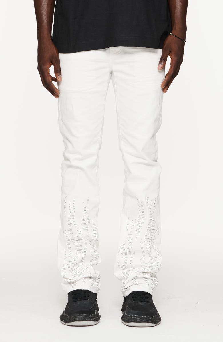 PURPLE BRAND Flamed Flare Jeans, Main, color,