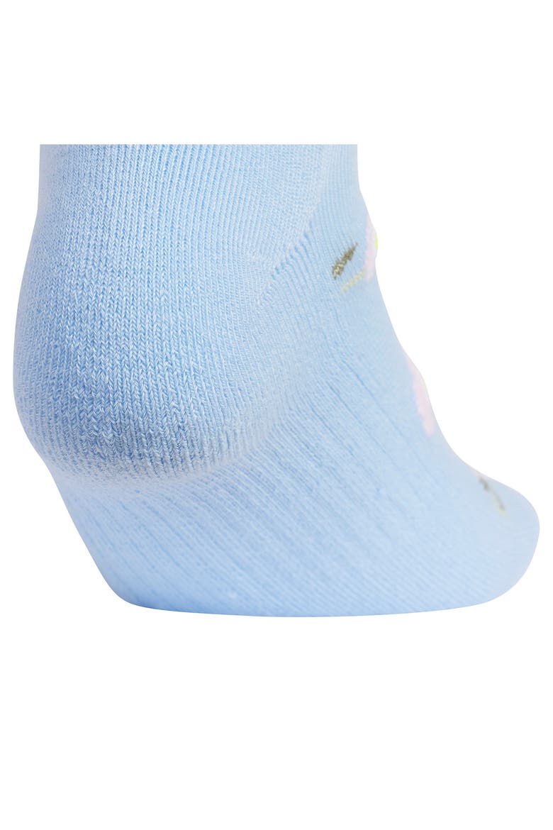 Climacool Athletic Cushioned Ankle Socks, Alternate, color, GLOW BLUE/ GREY/ FROZEN PURPLE