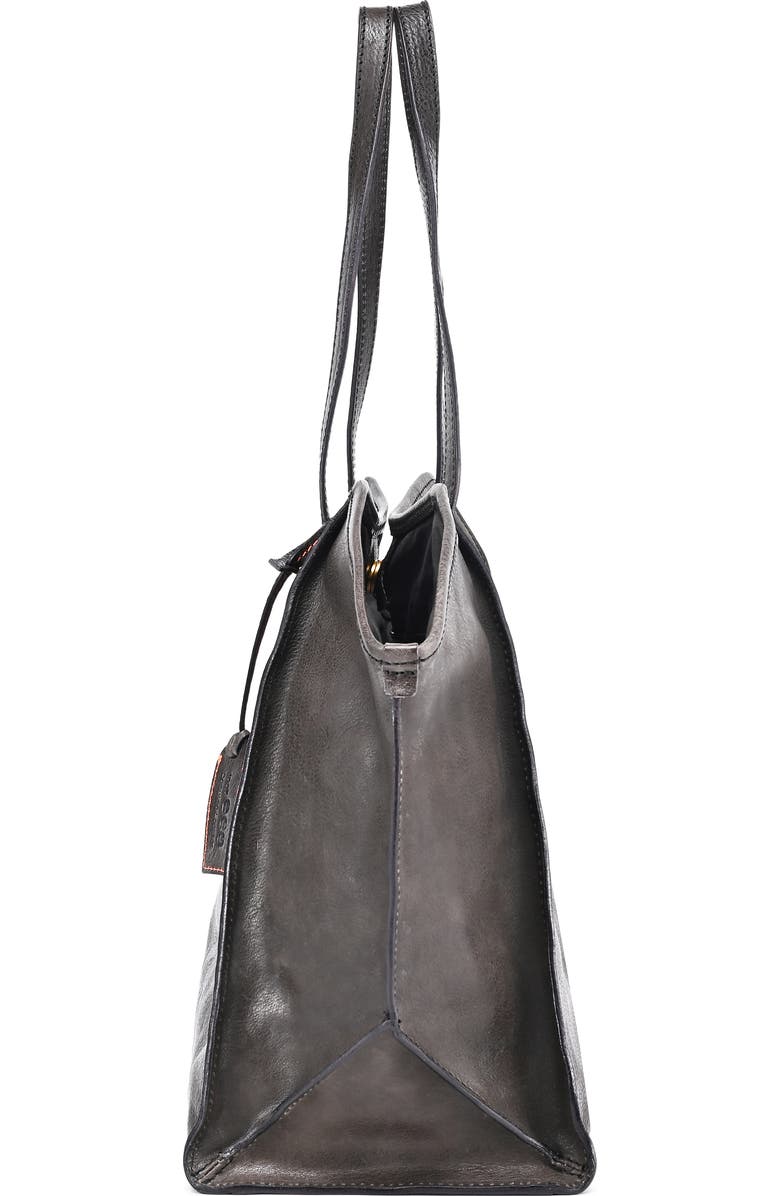 OLD TREND Iris Genuine Leather Soft Structured Carryall Tote, Alternate, color, Grey