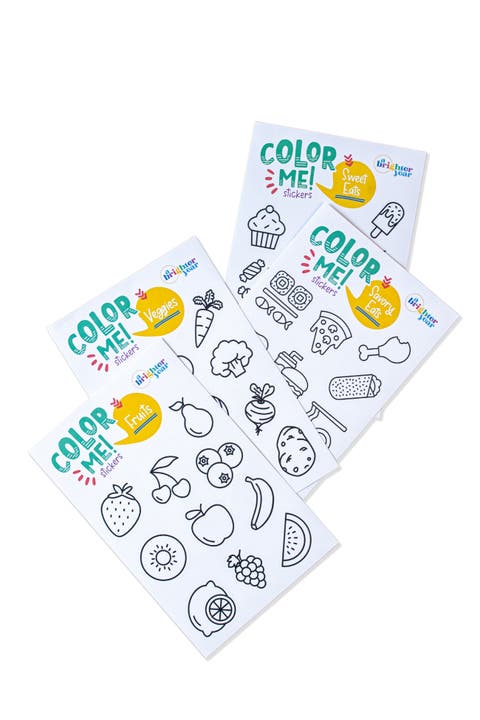 Color Your Own Sticker Pages