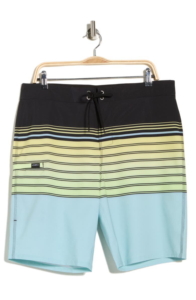 O'Neill Stoked Swim Trunks, Alternate, color, Green
