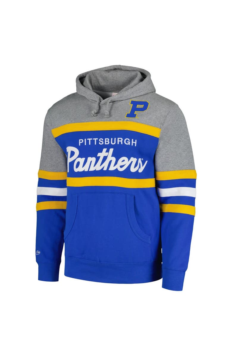 Mitchell & Ness Men's Mitchell & Ness Royal Pitt Panthers Head Coach Pullover Hoodie, Alternate, color, Royal