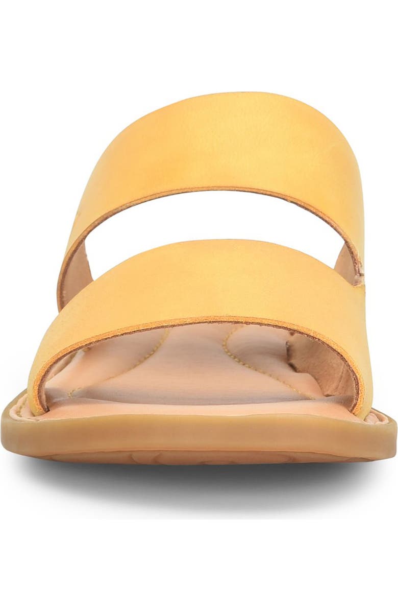 Børn Mika Sandal, Alternate, color, Yellow Leather