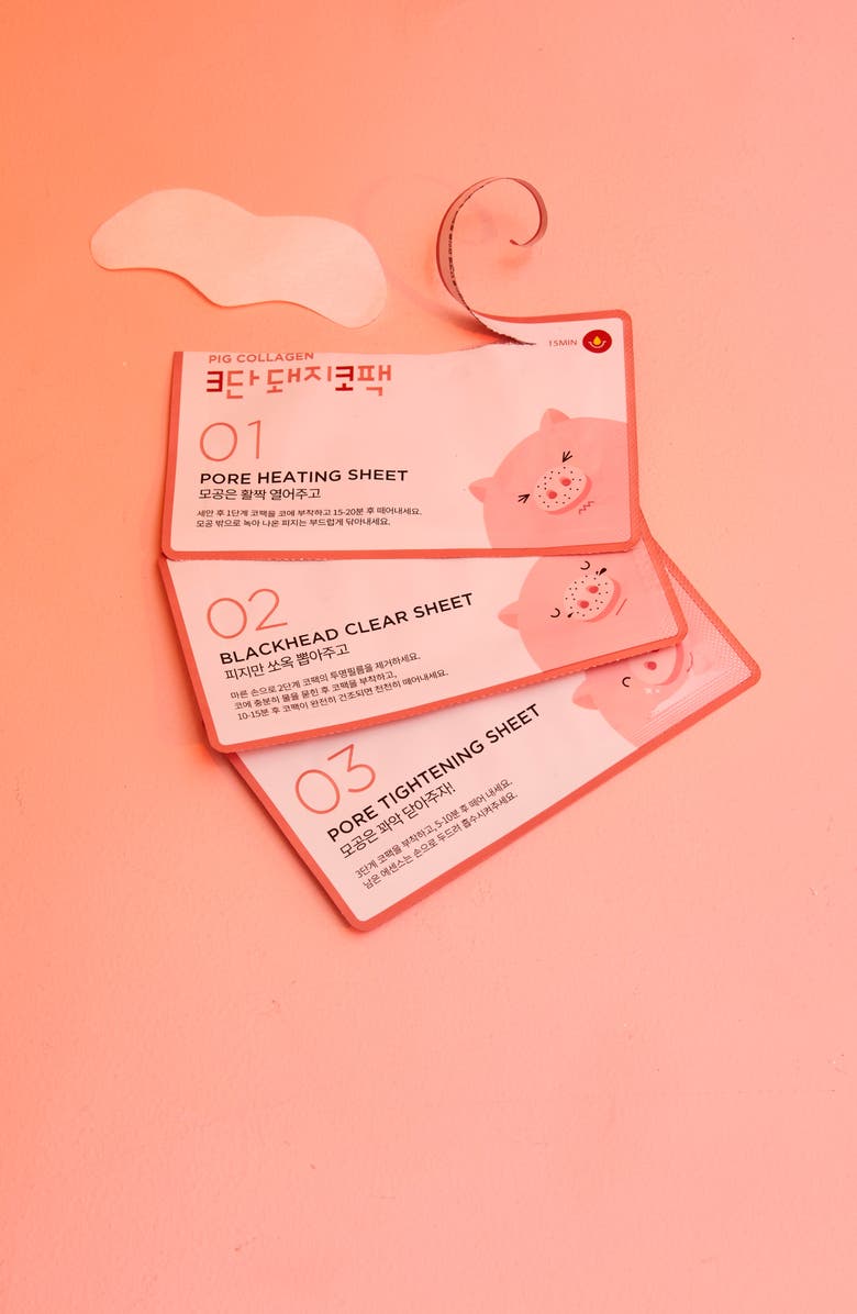 ME FACTORY Pig Collagen 3 Step Nose Pack, Alternate, color,