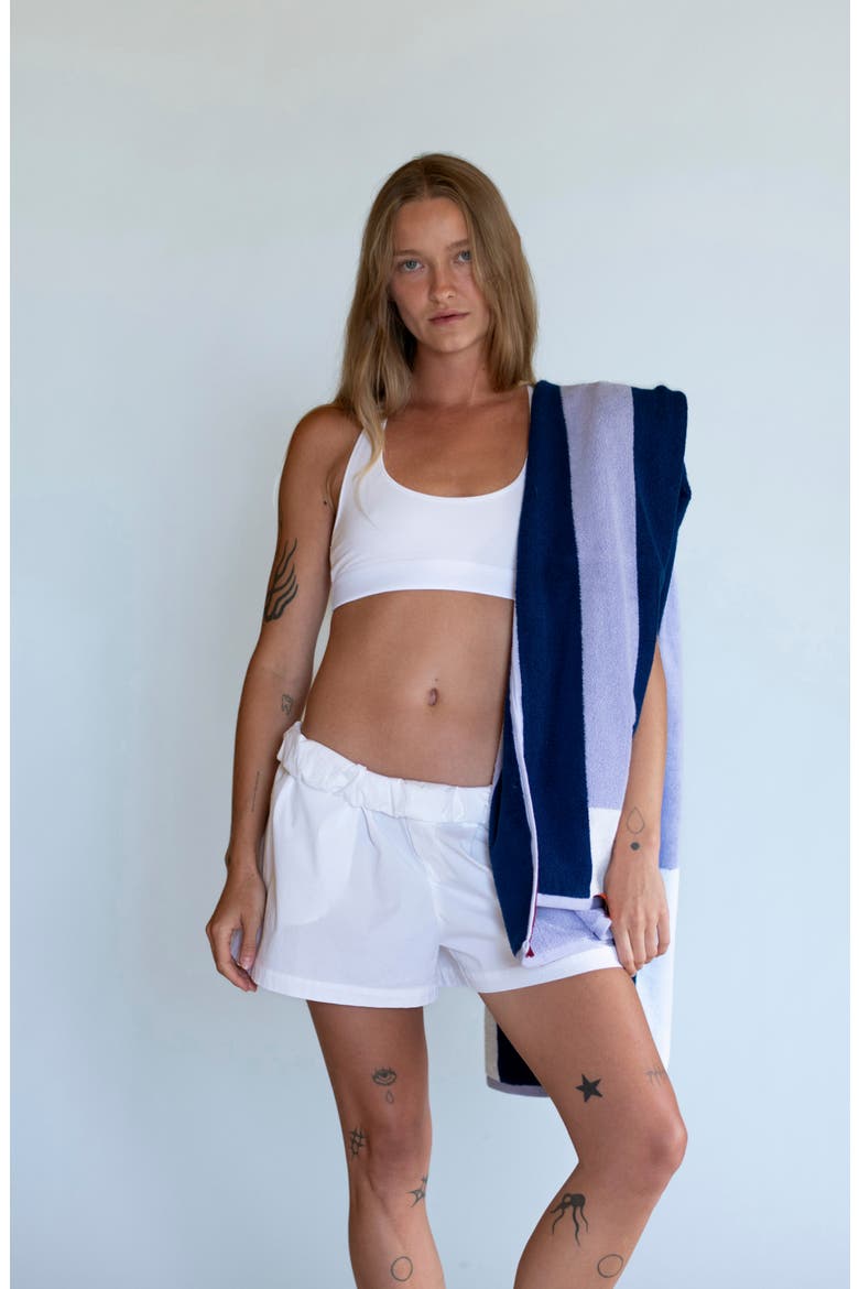 Offset Stripe Terry Bath Towel, Alternate, color, MULTI