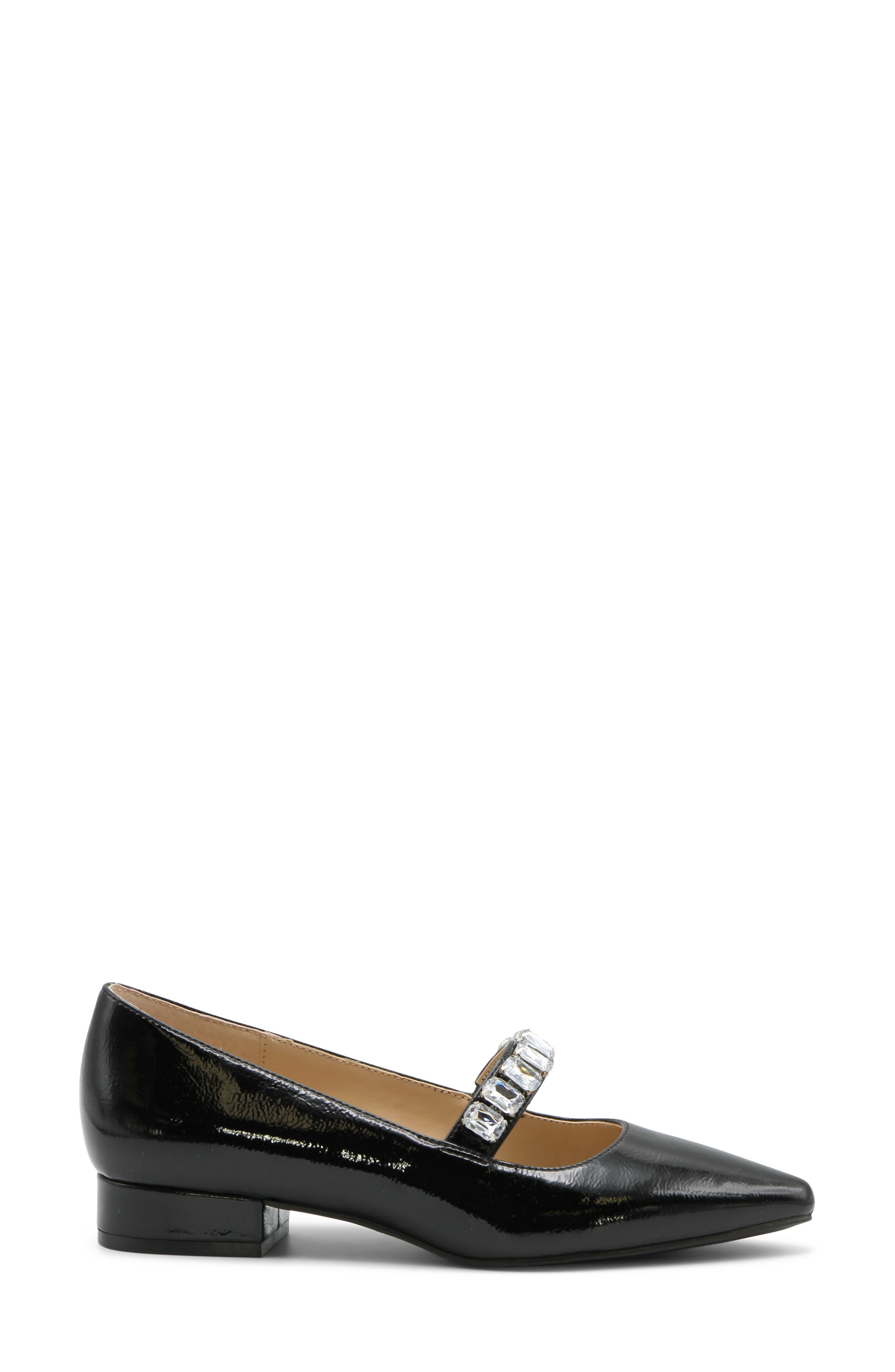 Adrienne Vittadini Penelope Mary Jane Pump, Alternate, color, Black-Pt
