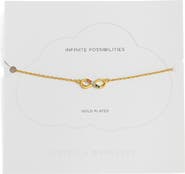 Estella Bartlett Cubic Zirconia Infinity Bracelet