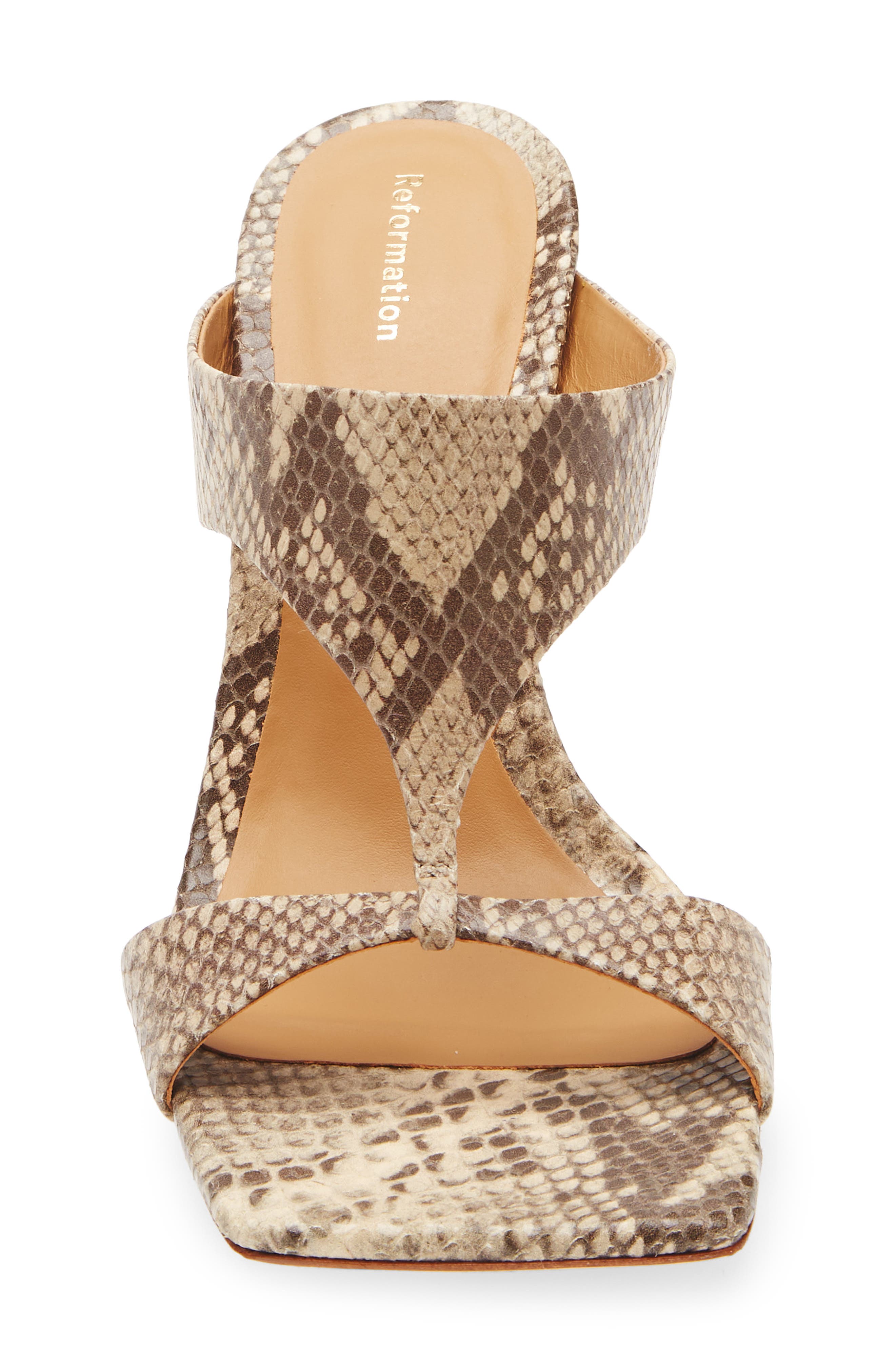 Reformation Aubree Cutout Sandal, Alternate, color, 