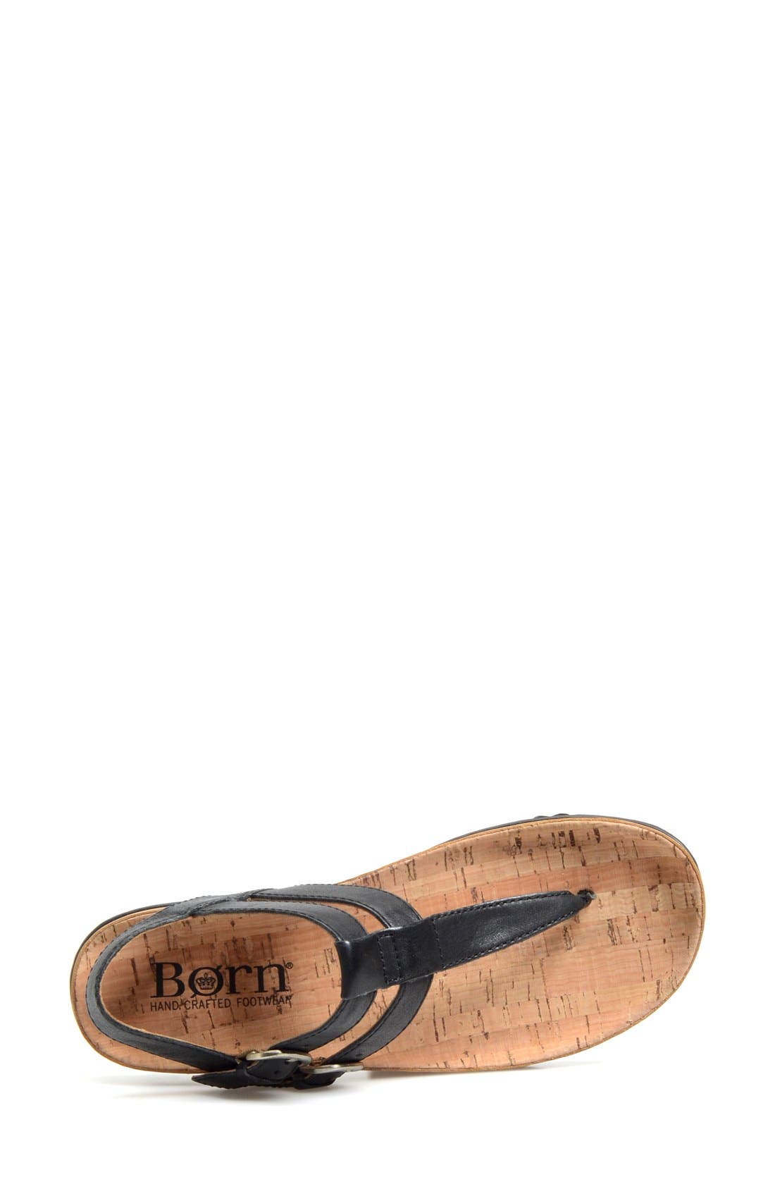 Børn 'Reta' Leather Thong Sandal, Alternate, color, 