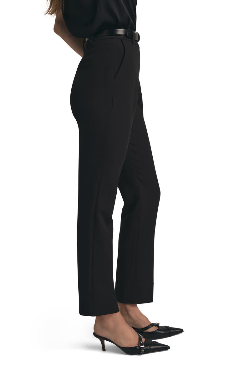 The Favorite High Waist Ankle Cigarette Pants, Alternate, color, BLACK